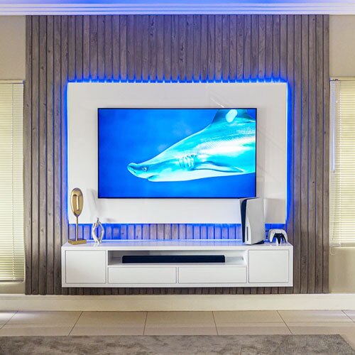 Light Wood TV Unit